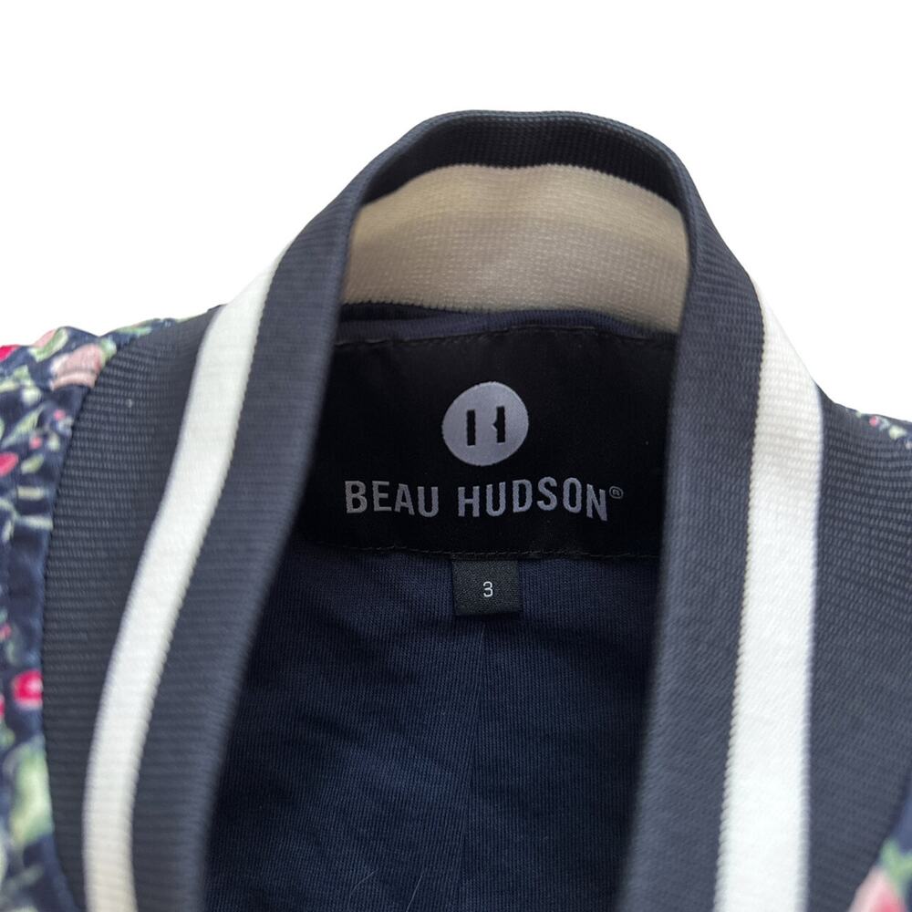 Beau Hudson Floral Bomber Jacket Size 3 - Picture 5 of 5